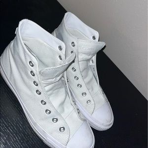 Mens White Monochrome Converse